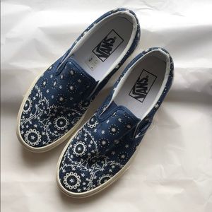 Blue Bandana Madewell X Vans Shoes